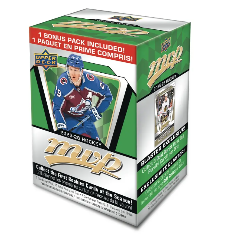 2025-26 Upper Deck MVP Hockey Cards (Blaster)