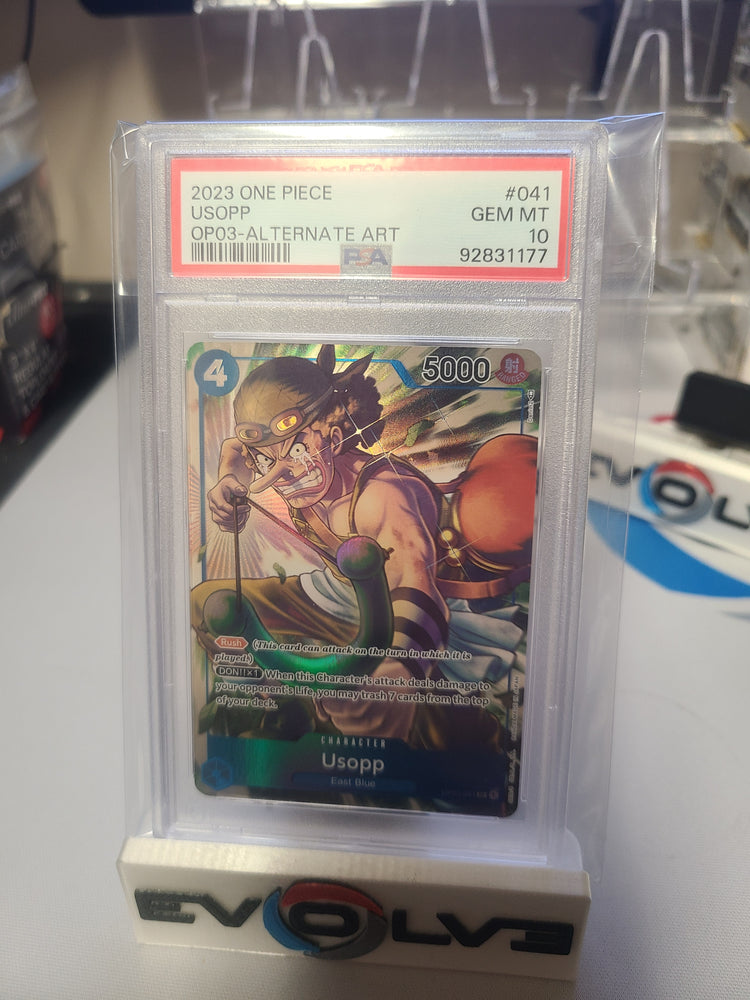 2023 One Piece - Usopp OP03 Alt Art - PSA 10