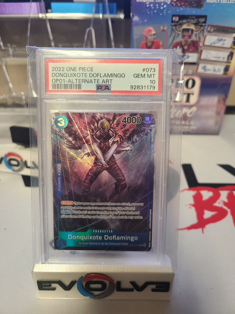2022 One Piece - Donquixote Doflamingo OP01 Alt Art - PSA 10