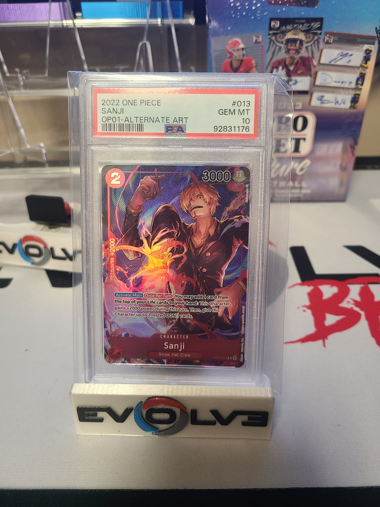 2022 One Piece - Sanji OP01 Alt Art - PSA 10