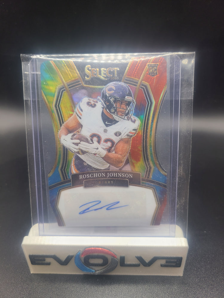 2023 select roschon johnson tie dye /25 autograph