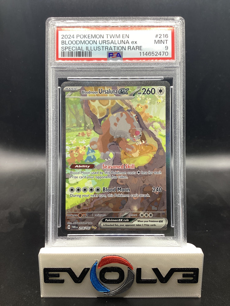 Bloodmoon Ursaluna ex (216/167) [Pokemon Scarlet & Violet: Twilight Masquerade] PSA 9