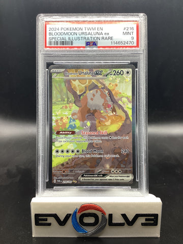 Bloodmoon Ursaluna ex (216/167) [Pokemon Scarlet & Violet: Twilight Masquerade] PSA 9