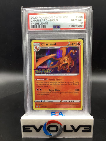 Charizard (SWSH066) [Pokemon Sword & Shield: Black Star Promos] PSA 10