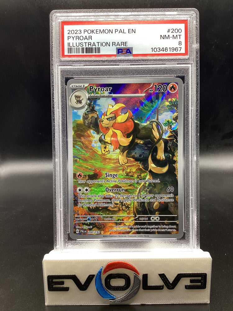 Pyroar (200/193) [Pokemon Scarlet & Violet: Paldea Evolved] PSA 8