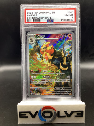 Pyroar (200/193) [Pokemon Scarlet & Violet: Paldea Evolved] PSA 8