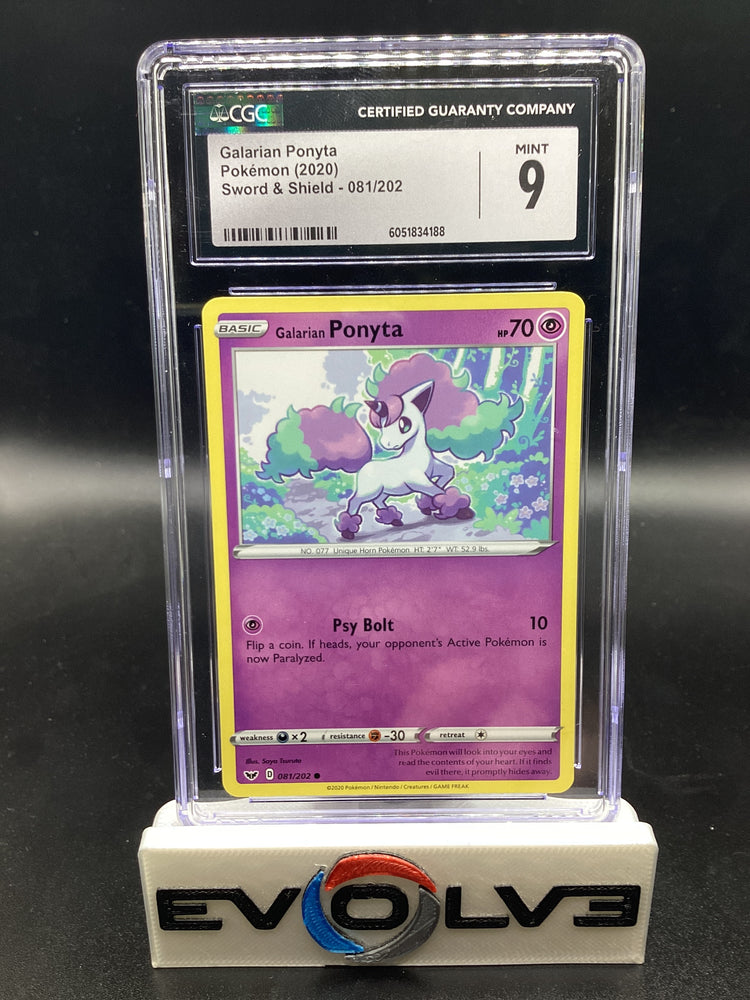 Galarian Ponyta (081/202) [Pokemon Scarlet & Violet: Base Set] CGC 9