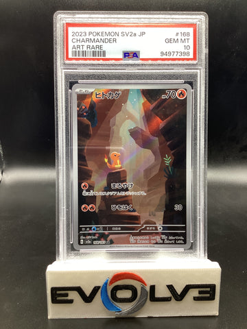 Charmander (168/165) [Japanese Pokemon: 151] PSA 10
