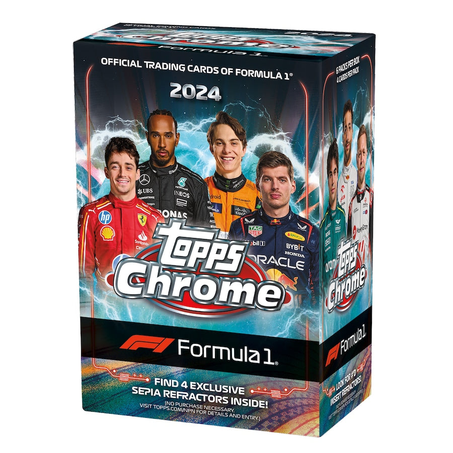 2024 Topps Chrome Formula 1 Factory Sealed Value Box