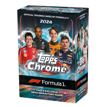 2024 Topps Chrome Formula 1 Factory Sealed Value Box