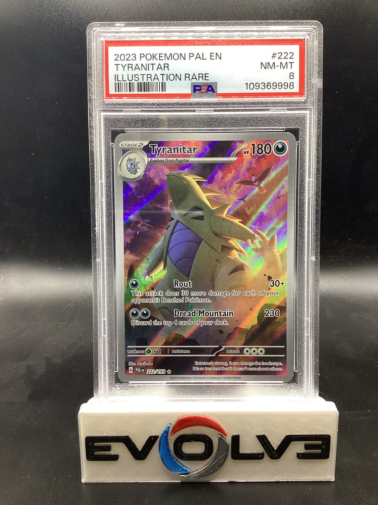 Tyranitar (222/193) [Pokemon Scarlet & Violet: Paldea Evolved] PSA 8