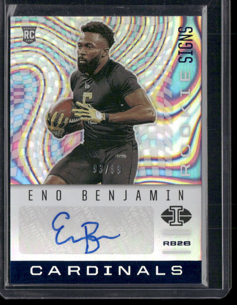 2020 Panini Illusions #RS10 Eno Benjamin Rookie Signs Blue #/99