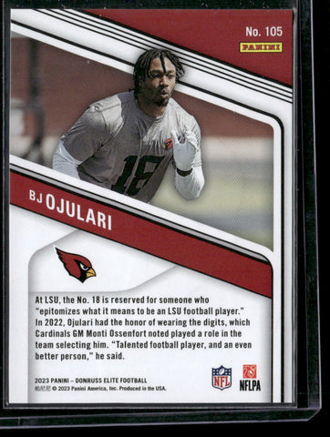 2023 Donruss Elite #105 BJ Ojulari Maroon #/149