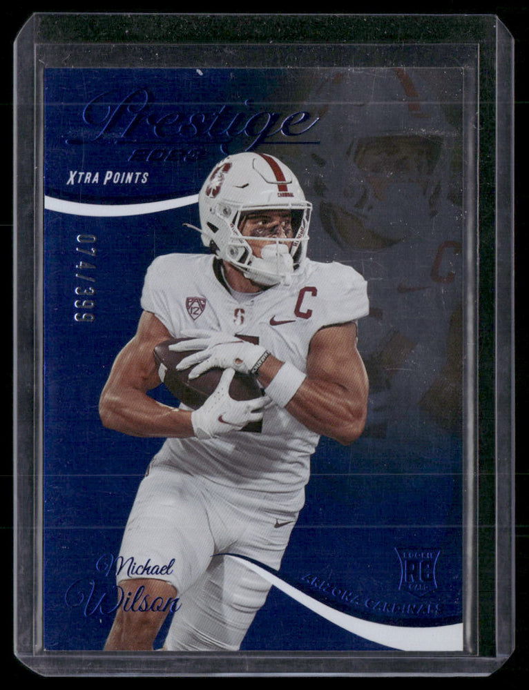 2023 Panini Prestige #366 Michael Wilson Xtra Points Blue #/399