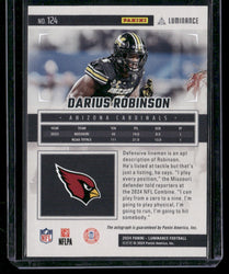 2024 Panini Luminance #124 Darius Robinson Rookie Luminance Autographs #/700