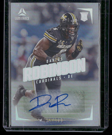 2024 Panini Luminance #124 Darius Robinson Rookie Luminance Autographs #/700