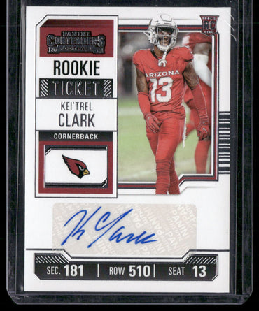 2023 Panini Contenders #303 Kei'Trel Clark