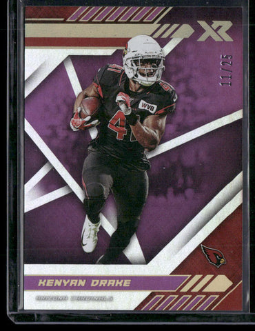 2020 Panini XR #23 Kenyan Drake Purple #/25