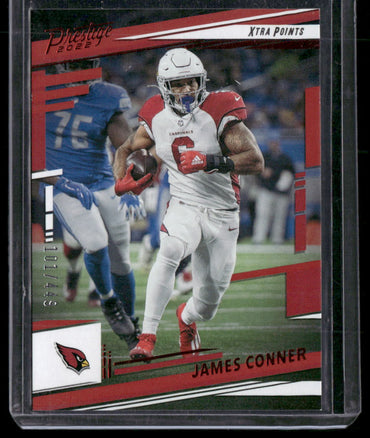 2022 Panini Prestige #9 James Conner Xtra Points Premium Red #/449