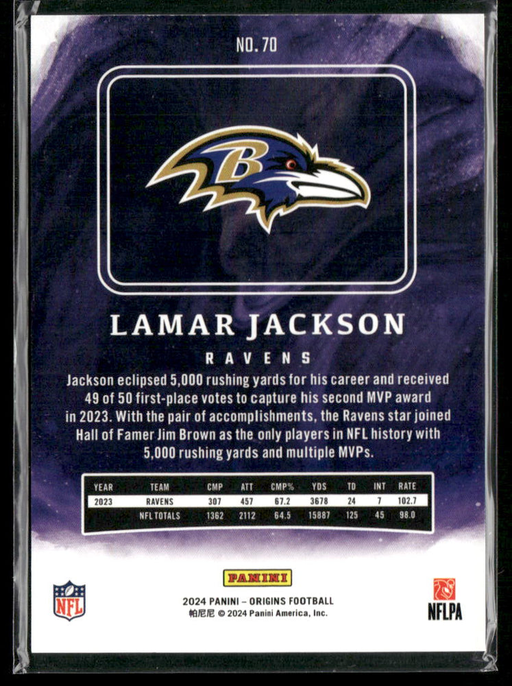 2024 Panini Origins #70 Lamar Jackson