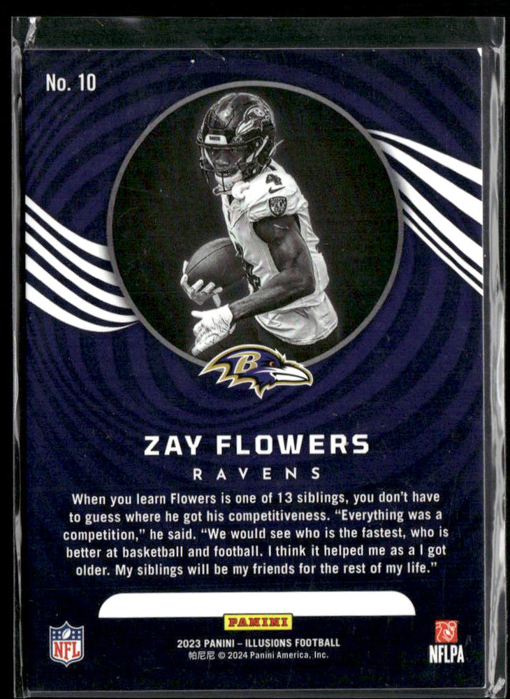 2023 Panini Illusions #10 Zay Flowers