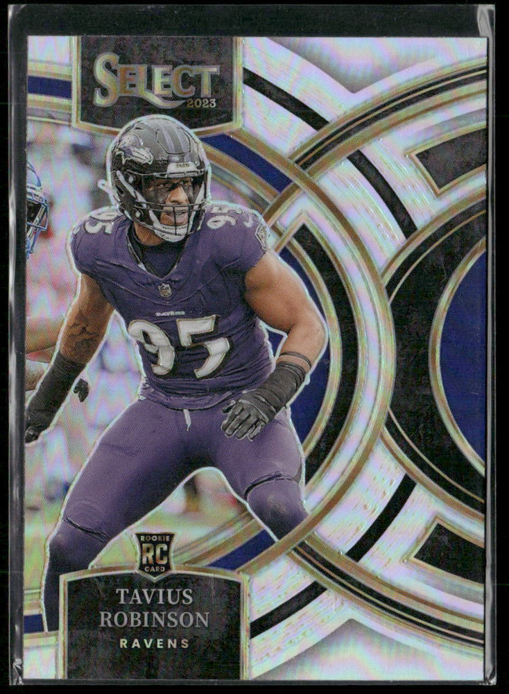 2023 Panini Select #114 Tavius Robinson Silver Prizms