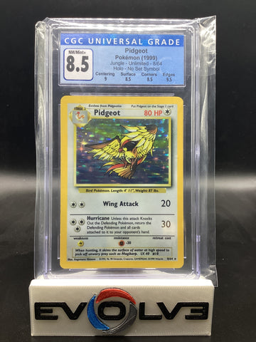 Pidgeot (8/645) - No Set Symbol [Pokemon: Jungle] CGC 8.5