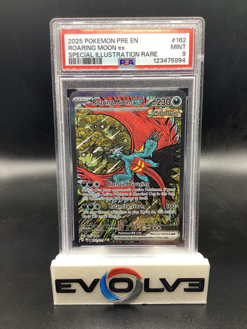 Roaring Moon ex (162/131) [Pokemon Scarlet & Violet: Prismatic Evolutions] PSA 9
