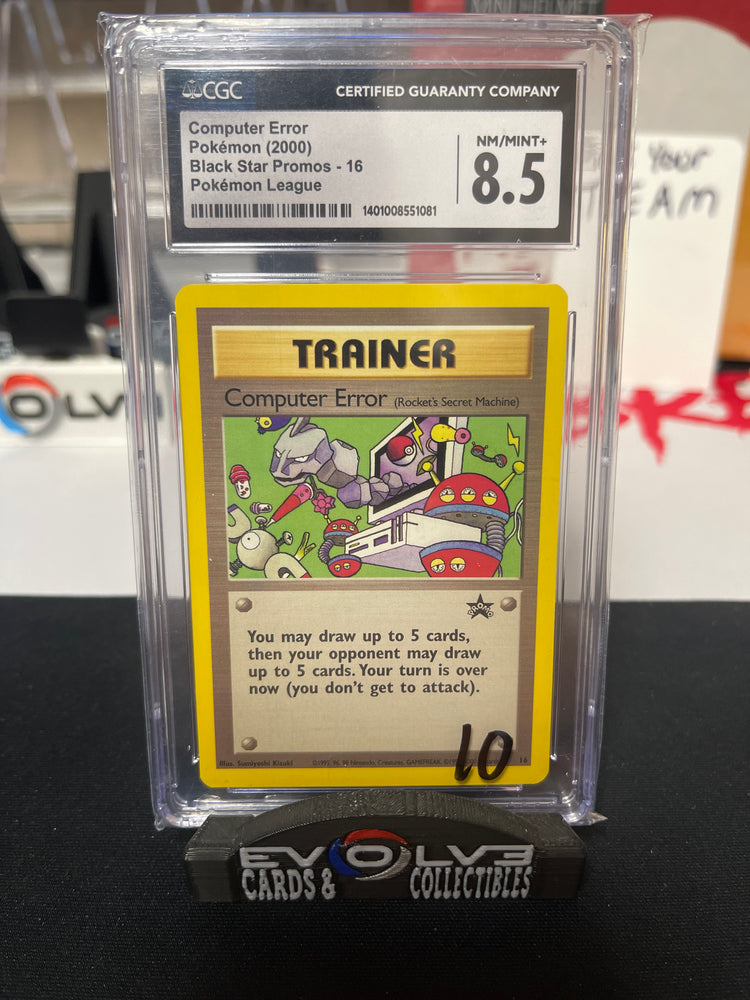 Computer Error (16) [Pokemon: Black Star Promos] CGC 8.5