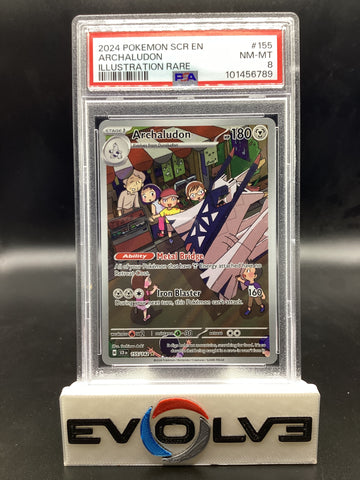 Archaludon (155/142) [Pokemon Scarlet & Violet: Stellar Crown] PSA 8