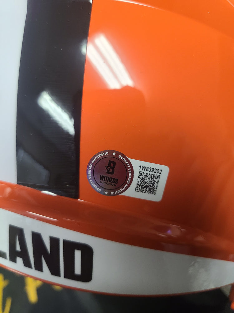 Jerry jeudy full size autograph helmet