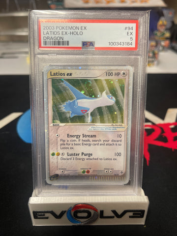Latios ex (94/97) [Pokémon EX: Dragon] PSA 5