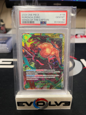2024 One Piece - Roronoa Zoro Wings of the Captain - PSA 10