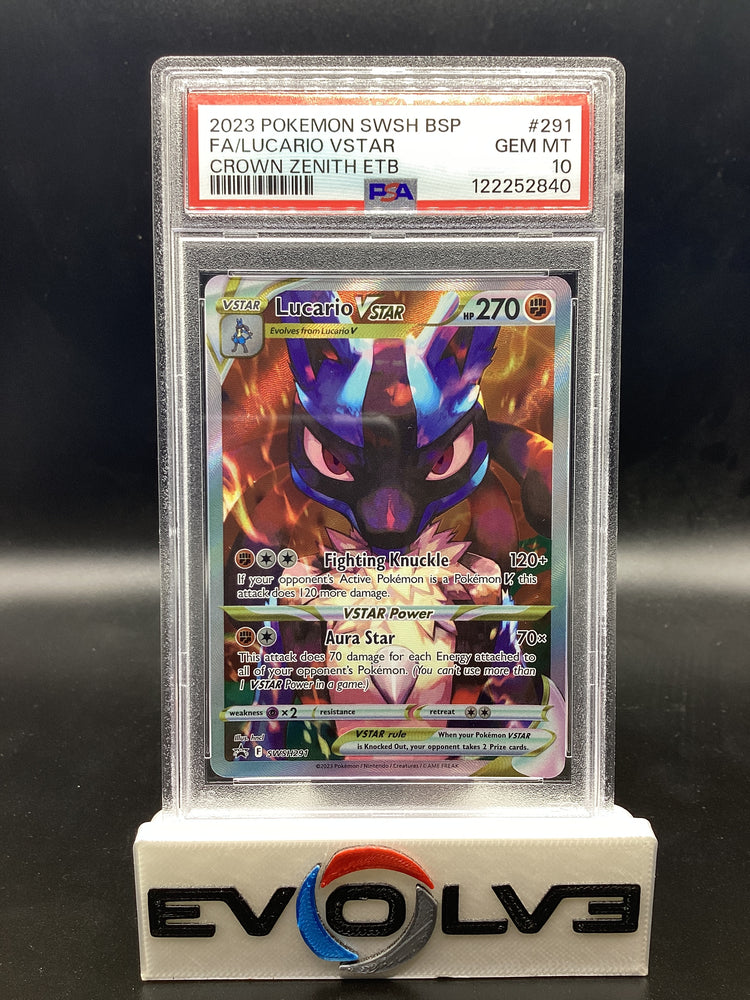 Lucario VSTAR (SWSH291) [Pokemon Scarlet & Violet: Black Star Promo] PSA 10