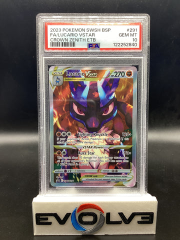 Lucario VSTAR (SWSH291) [Pokemon Scarlet & Violet: Black Star Promo] PSA 10