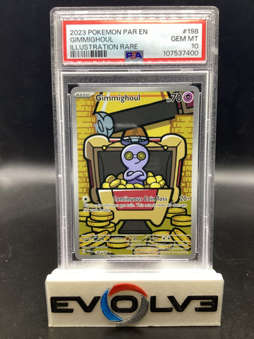 Gimmighoul (198/182) [Pokemon Scarlet & Violet: Paradox Rift] PSA 10