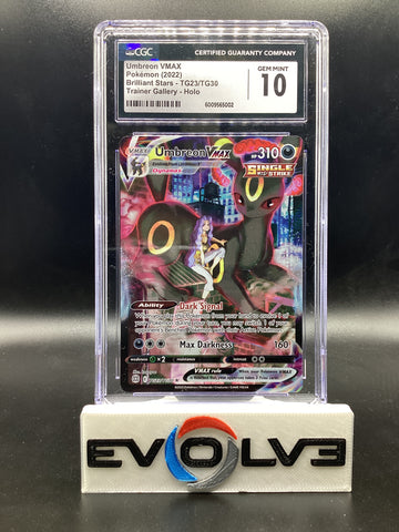 Umbreon VMAX (TG23/TG30) [Pokemon Sword & Shield: Brilliant Stars Trainer Gallery] CGC 10