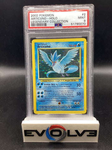 Articuno (2/110) [Pokemon: Legendary Collection] PSA 9