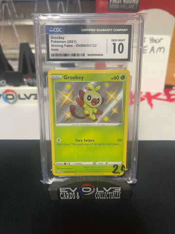 Grookey (SV004/SV122) [Sword & Shield: Shining Fates] CGC Gem Mint 10