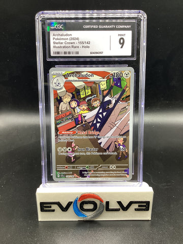 Archaludon (155/142) [Pokemon Scarlet & Violet: Stellar Crown] CGC 9