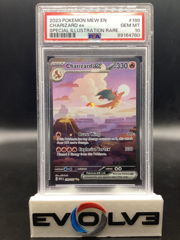 Charizard ex (199/165) [Pokemon Scarlet & Violet: 151] PSA 10