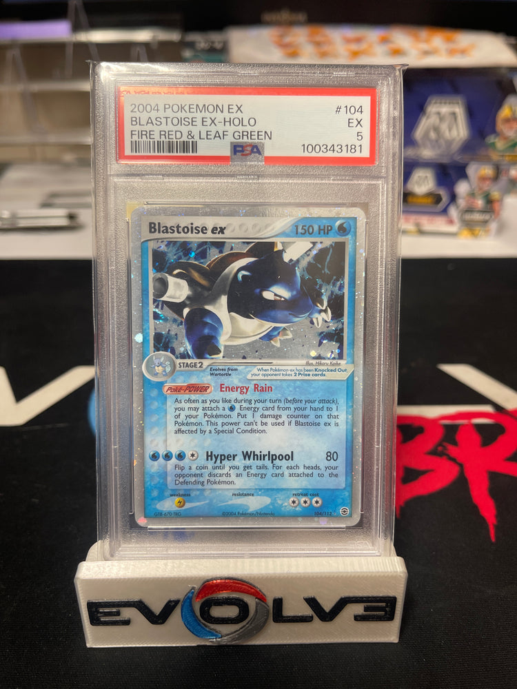 Blastoise ex (104/112) [Pokémon: Fire Red & Leaf Green] PSA 5