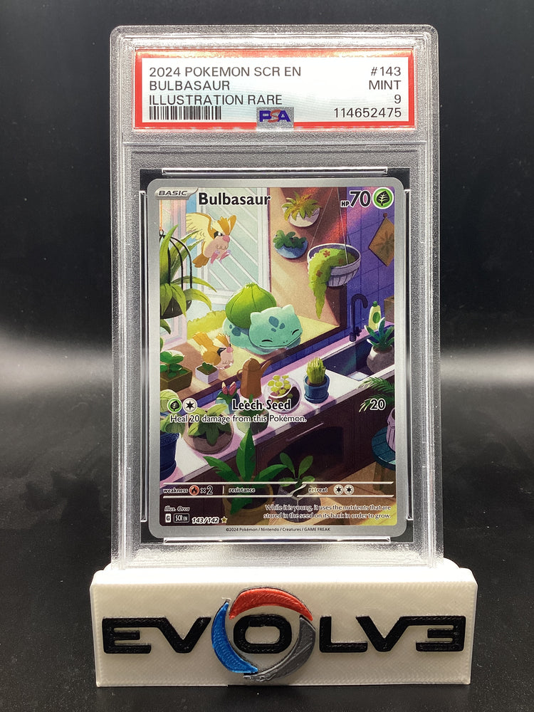 Bulbasaur (143/142) [Pokemon Scarlet & Violet: Stellar Crown] PSA 9