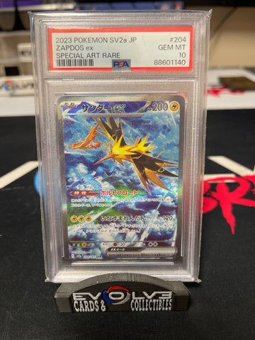 Zapdos ex (204/165) [Japanese Pokémon: 151] PSA 10