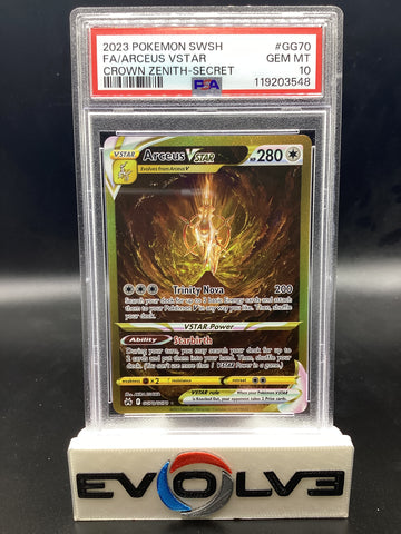 Arceus VSTAR (GG70/GG70) [Pokemon Sword & Shield: Crown Zenith Galarian Gallery] PSA 10