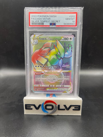 Lugia VSTAR (202/195) [Sword & Shield: Silver Tempest] PSA 10