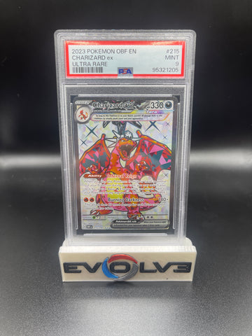 Charizard ex (215/197) [Pokémon SV: Obsidian Flames] PSA 9