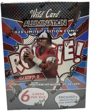 Wild Card 2023 Alumination CJ Stroud Rookie Comix Limited Edition football Hobby Trading Card Box