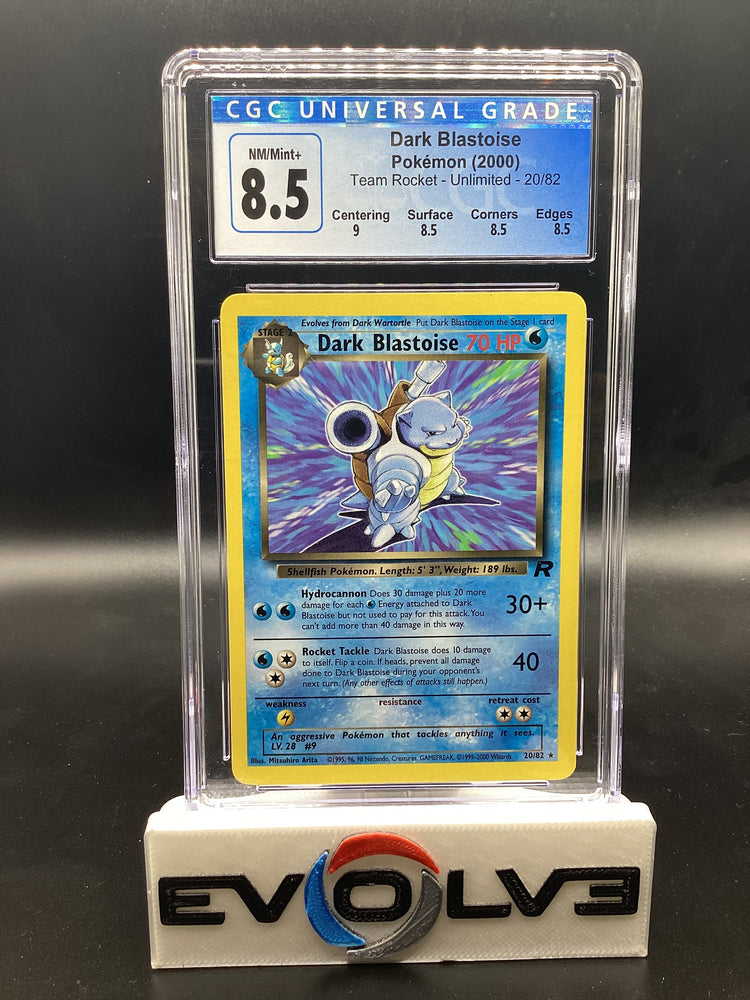 Dark Blastoise (20/82) [Pokemon: Team Rocket] CGC 8.5