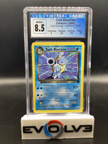 Dark Blastoise (20/82) [Pokemon: Team Rocket] CGC 8.5